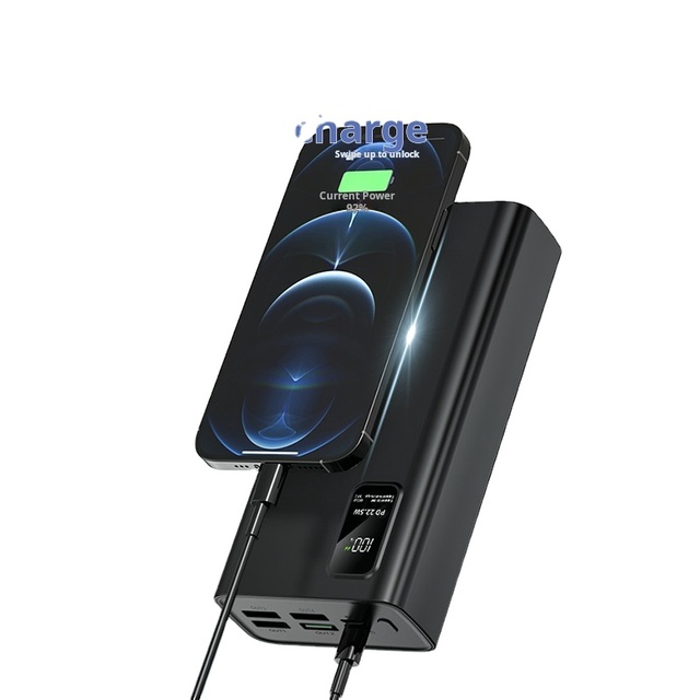 Latest Model 30000mAh Power Bank with 22.5W Four USB Type C Output Super Fast Charging 10W Real Capacity PD20W 30000mah