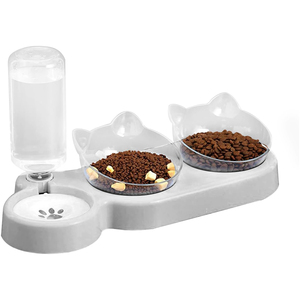 Inthetrend Fabricant Grossiste – Nouveauté : Gamelle Double Portable de Voyage pour Chien, Élégante, Luxueuse, en Plastique Étanche avec Bouteille d'Eau - Product Image 1