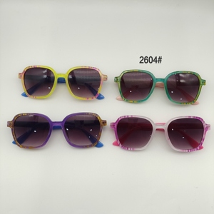 Retrò animali UV400 occhiali da sole bambini bambini blu tonalità nere rosse ragazzi ragazze Cat Eye occhiali da sole - Product Image 4