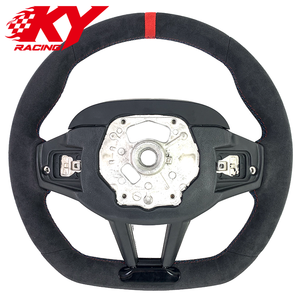 Volante deportivo de fibra de carbono y cuero nuevo, actualizado para los modelos antiguos de BMW M2 M3 M4 G20 G28 G30 G80 G87 G05 G06 X5 X5M X6 X7 - Product Image 3