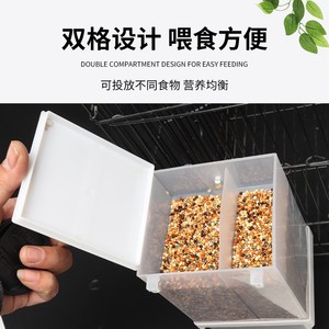 Bát ăn tự động hiện đại bằng nhựa sinh thái thân thiện với môi trường cho chim vẹt, thiết kế chống văng thức ăn - Product Image 5