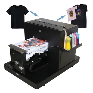 Factory Hot Sale Mini A4 Printer Low Price Flatbed Printer For Textile Multicolor Flatbed Printer