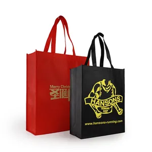 Rpet Shopping Bag Wholesale Eco-Friendly Shopping Tote From China Manufacturer Custom Logo Design Biodegradable RPET Non-Woven Bag Reusable