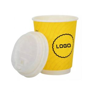 Custom Logo Biodegradable Double <b>Wall</b> & Single <b>Wall</b> Heat Transfer Printed <b>Paper</b> Coffee Cups for Tea & Coffee 4OZ 8OZ 10OZ 12OZ - Product Image 5