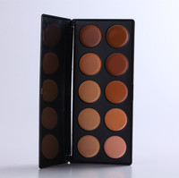Palette de correcteur crème à couvrance totale 10 couleurs, maquillage minéral longue durée, palette de correcteur imperméable