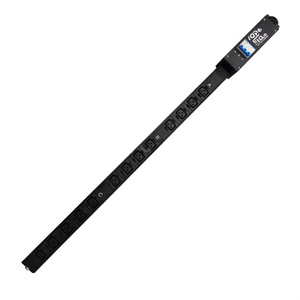 PDU triphasé 12 ports C19 à montage en rack pour la distribution d'énergie des centres de données, destiné aux armoires de serveurs et aux équipements réseau - Product Image 1