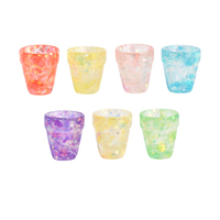 Breloque en résine miniature colorée en forme de tasse pour accessoires de colle créative DIY, décoration de paysage miniature