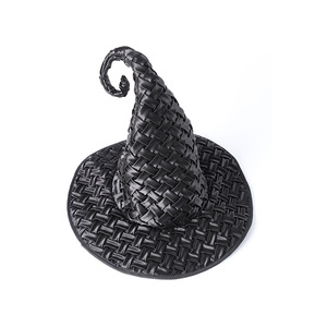 Chapeau de sorcière Luling Yaoyao, taille unique, noir, tissé, pour fête costumée d'Halloween - Product Image 4