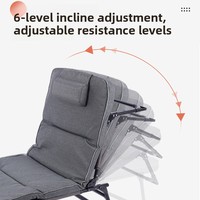 Fauteuil inclinable simple et pliable, portable, double usage, avec rangement, cadre métallique portable, multifonctionnel, pour la maison, le bureau, la sieste