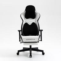 Chaise de bureau en cuir OEM ODM à dossier haut avec hauteur réglable et inclinable, chaise de jeu moderne confortable pour adultes