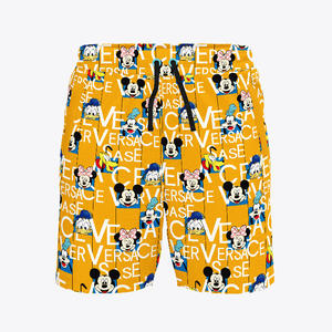 Personalización de soporte de un artículo Hawaiian Casual Loose Men's Five Quarter Shorts, Beach Travel Casual Trend Shorts - Product Image 1