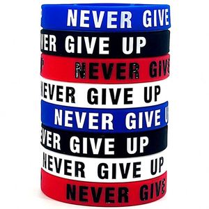 Bracelet en silicone coloré étanche, bracelet en caoutchouc, logo personnalisé, texte personnalisé, pour événements promotionnels, commande en gros - Product Image 2