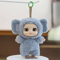 Grosir OEM Kustom Gantungan Kunci Boneka Vinyl Wajah Anime Kawaii Lucu, Hadiah Mesin Cakar