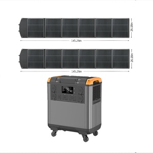 Home Use Outdoor <b>Camping</b> MPPT Solar <b>Generator</b> US EU Plug Pure Sine Wave Battery Portable Station 2500W-5000W T50*UC400 High - Product Image 1