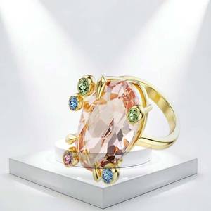 <span class=keywords><strong>Bague</strong></span> Éternité en Argent Sterling 925 avec Zircons Rouges, Roses et Blancs, Motif Nœuds, pour Femme, Bijou de Fiançailles, Design Ouvert, pour Mariage, Anniversaire, Fête - Product Image 4