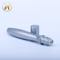 Vente en gros de flacons cylindriques vides en PETG de 10 ml, 15 ml, 20 ml avec bouchon à vis en PP et bille roulante en acier pour l'emballage de soins de la peau, de lotions et de parfums