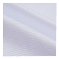 Tissu Premium 100% Coton Peigné Blanchi 70s*90s Finition à l'Ammoniaque Liquide Tissé Léger Respirant Doux Facile d'Entretien Blanc