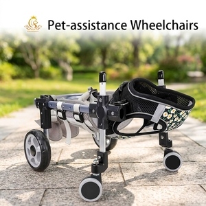 <span class=keywords><strong>Chariot</strong></span> pliable et réglable <span class=keywords><strong>pour</strong></span> animaux de compagnie EUR VET à 2 roues / Fauteuil roulant <span class=keywords><strong>pour</strong></span> chiens à pattes arrière - Écologique, capacité 20 kg, <span class=keywords><strong>pour</strong></span> chiens à pattes arrière handicapées - Product Image 1