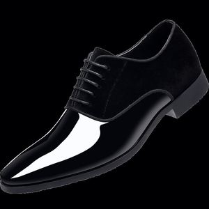 Chaussures de ville de luxe haut de gamme pour homme, carrées, légères, basses, en daim britannique et cuir PU respirant, pour mariage, marié et soirée - Product Image 3