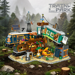 GANRAKU Historical Buildings Modular Building Set 40 Pieces ABS Plastic 1:<b>8</b> Scale for Age <b>8</b>-13 Adult Collectors - Product Image 2