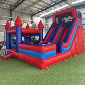 Castillo Inflable Comercial con Tobogán, Castillo Inflable de Colores para Alquiler en Fiestas y Parques - Product Image 3