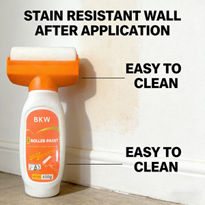 Bunkerway Industrial Drum Furniture <b>Paint</b> Odorless Eco-friendly Water-based Acrylic Interior Wall Varnish Liquid Coating Brush - Product Image 5