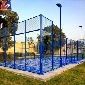 Cancha de Pádel panorámica con césped artificial recubierto de Pu de alta calidad para jugadores de pádel - Product Image 5
