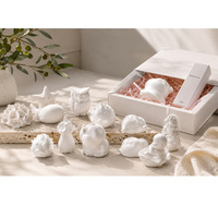 Diffuseur d'huiles essentielles en plâtre personnalisé haut de gamme, motif dessin animé, diffuseur en gypse écologique, pierre aromatique personnalisée pour cadeau d'enfant