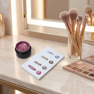 FZANEST botella de esmalte de gel Rosa metálico <span class=keywords><strong>Platinum</strong></span> Glitter Colors Gel 4 colores nail <span class=keywords><strong>Platinum</strong></span> painting gel - Product Image 2