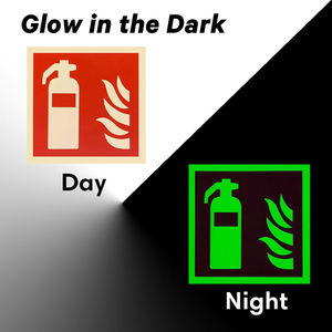Segnale di Protezione Antincendio 150x150mm, Simbolo Estintore, Cartello Estintore Stampabile - Product Image 2