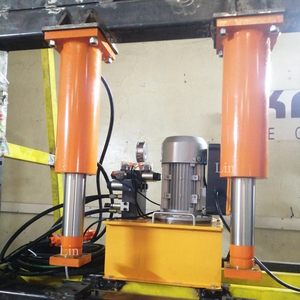 Prensa Hidráulica de Doble Acción con Brida Cuadrada de 50 Toneladas y 300 mm, Gato Elevador con Bomba de Aceite de 2.2 kW DF-YDC, Prensa Hidráulica de 100 Toneladas - Product Image 1