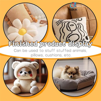 Rembourrage en polyester de qualité supérieure pour animaux, petits objets artisanaux, rembourrage en polyfill, fibres de rembourrage pour animaux en peluche, haute résilience 80g