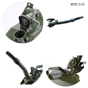 WOXIN 20 Litres Wavian Style OTAN Jerrycans en <span class=keywords><strong>métal</strong></span> 5l 10l <span class=keywords><strong>20l</strong></span> Outils portables pour véhicule essence diesel - Product Image 4