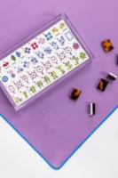 Jeu de Mahjong Américain de Luxe en Acrylique 2 couches, motif Tortoise, écologique, pour quatre joueurs