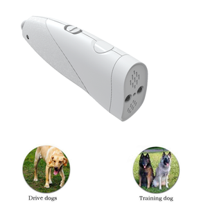 Sensores duales resistentes 3 en 1 control ultrasónico de ladridos para entrenamiento de perros 9 dispositivos disuasorios sin ladridos de frecuencia - Product Image 2