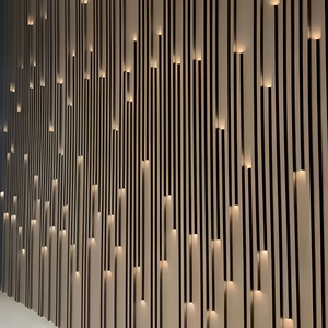 Paravent minimaliste en aluminium pour séparation de pièce, 70 pouces+, anodisé, respectueux de l'environnement, cloison de hall - Product Image 3