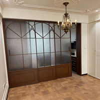 Porte coulissante en aluminium à double vitrage, verre trempé, design moderne, double rail, étanche, insonorisée, pour chambre, intérieur, patio, balcon
