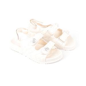 BOBNINI Diseñador Moda Negro Elegante Punta redonda Punta abierta Sandalias de tacón plano Señora Mujer Zapatos para la temporada de otoño - Product Image 5