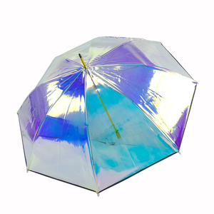 <span class=keywords><strong>Parapluie</strong></span> droit transparent, bâton <span class=keywords><strong>holographique</strong></span>, droit, transparent, cadeau premium, cm - Product Image 1