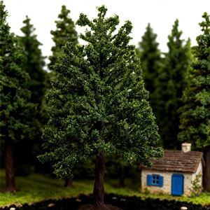 Árboles de Pino en Miniatura Hechos a Mano de Plástico para Decoración del Hogar, Ideales para Paisajes y Maquetas de Trenes - Product Image 3