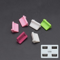 Connecteur en caoutchouc c ap, 5 pièces, prise de protection universelle pour ordinateur portable, PC, Anti-poussière, tête femelle, USB 3.0
