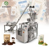 Machine de remplissage et de scellage pour sachets Doypack à fermeture éclair, plats et autoportants, pour poudre d'oignon