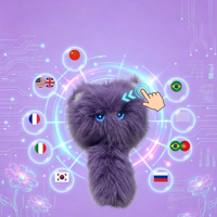 Modul Kids Module Chat Artificiel (ChatGPT 2026) & Petit Robot Assistant Interactif, Jouets en Peluche Anime, Jouets Chiens Parlants IA
