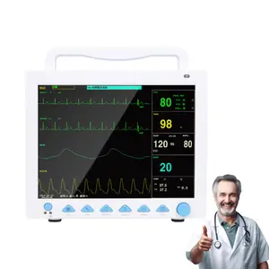 CONTEC CMS8000 CE, moniteur cardiaque bon marché, moniteur ecg Patient, équipement médical icu