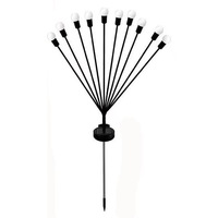 Lampe de pelouse LED solaire IP65 étanche à l'eau de pluie, lampe de luciole célèbre sur Internet, lampe d'ambiance décorative, capteur de lumière, jardin