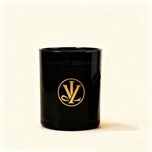 Vendita Calda di Barattoli Vuoti in Vetro Nero per Candele 8oz/10oz, Forma Unica con Fondo Arrotondato, Lussuosi per Decorazione <span class=keywords><strong>Casa</strong></span> - Product Image 1
