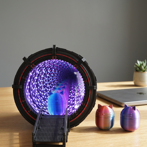 <b>Star</b> Tunnel Infinity <b>Mirror</b> Kit with Intriguing Lights and Touch of Stardust by Meshhh3D for Indoor/Outdoor Use - Product Image 3
