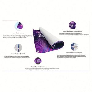 ป้ายแบนเนอร์แบบแขวนแนวตั้งสำหรับภายนอกอาคาร พิมพ์ด้วยหมึกอิงค์เจ็ทสะท้อนแสง UV สำหรับแคมเปญการตลาด - Product Image 2