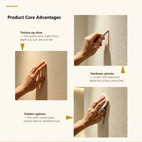 Peinture texturée Yajing à base d'eau, sable de quartz, finition décorative pour projets de décoration murale résidentielle et commerciale