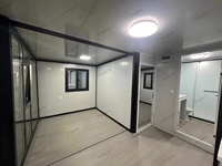 Maison en conteneur extensible de 20 pieds avec 2 chambres à coucher, cuisine et salle de bain Normes américaines Belle décoration-Fait de panneau sandwich et d'acier